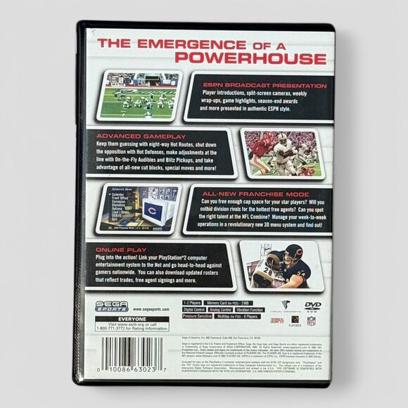 NFL 2K3 PS2 PlayStation 2 Complete CIB Retro Football Game Original Box & Manual - Picture 2 of 3
